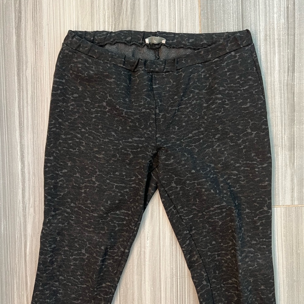 Joie black and gray camo leggings size small
